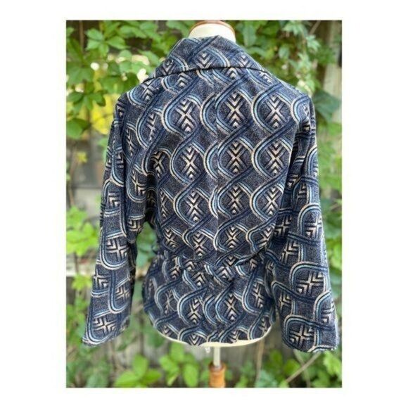 Vintage 70s Holt Renfrew Cotton Velvet Short Coat Fall Jacket - Picture 8 of 15